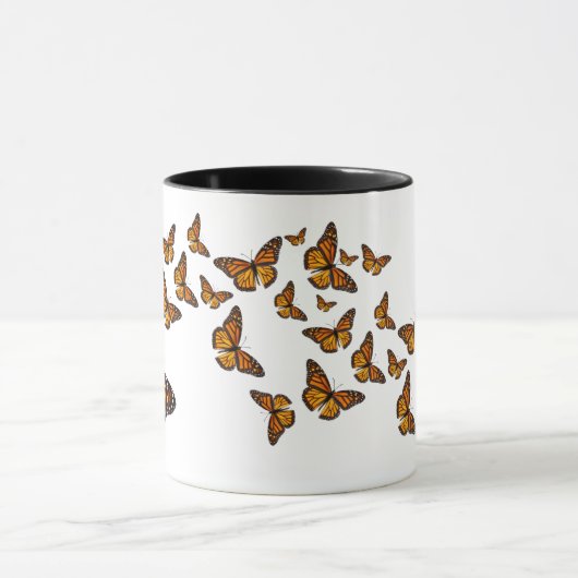 Monarch Butterfly Coffee Tea Office Gift Ceramic Tasse (Zentrum)