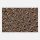 Monarch Butterfly Daisy Art Daisies Monarchs Geschenkpapier Set (Vorderseite 3)