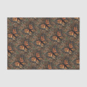 Monarch Butterfly Daisy Art Daisies Monarchs Seidenpapier (Vorderseite)