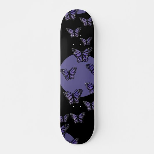 Monarch Butterfly Daisy Art Daisies Monarchs Skateboard (Vorne)