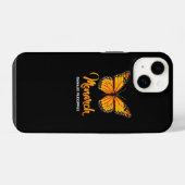 Monarch Butterfly Danaus Plexippus iPhone Hülle (Rückseite (Horizontal))
