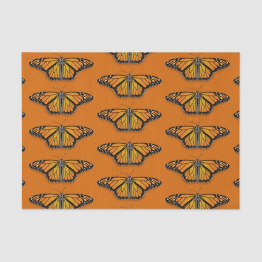Monarch Butterfly Decoupage Seidenpapier (Vorderseite)