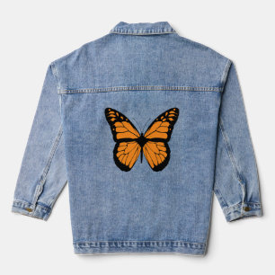 MONARCH BUTTERFLY Denim Jean Jacket Jeansjacke