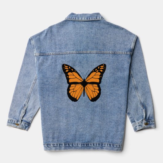 MONARCH BUTTERFLY Denim Jean Jacket Jeansjacke (Rückseite)