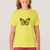 Monarch Butterfly Design - Girls' Basic T - Shirt (Vorderseite)