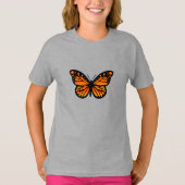 Monarch Butterfly Design - Girls' Basic T - Shirt (Vorderseite)