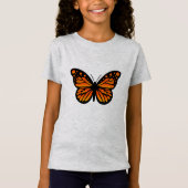 Monarch Butterfly Design - Girls' Fine Jersey T-Sh T-Shirt (Vorderseite)