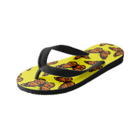Monarch Butterfly Design - Kinder kippen Flops