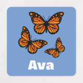 Monarch Butterfly Design - Kleiner Platz Kleidung Etiketten (Design 1)
