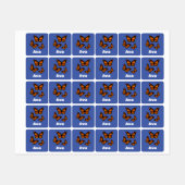 Monarch Butterfly Design - Kleiner Platz Kleidung Etiketten (Blatt)