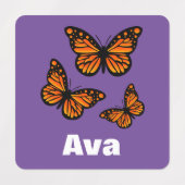 Monarch Butterfly Design - Kleiner Platz Kleidung Etiketten (Design 1)