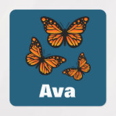Monarch Butterfly Design - Kleiner Platz Kleidung  Etiketten (Design 2)