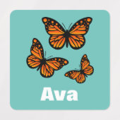 Monarch Butterfly Design - Kleiner Platz Kleidung Etiketten (Design 2)