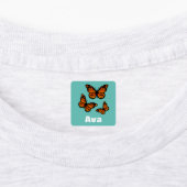 Monarch Butterfly Design - Kleiner Platz Kleidung Etiketten (Befestigt)