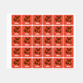Monarch Butterfly Design - Kleiner Platz Kleidung Etiketten (Blatt)