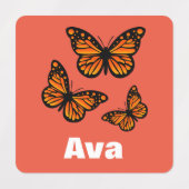 Monarch Butterfly Design - Kleiner Platz Kleidung Etiketten (Design 2)