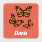 Monarch Butterfly Design - Kleiner Platz Kleidung Etiketten (Design 1)