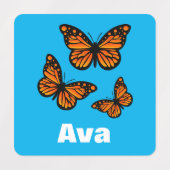 Monarch Butterfly Design - Kleiner Platz Kleidung Etiketten (Design 2)