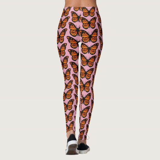 Monarch Butterfly Design - Leggings (Rückseite)