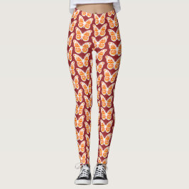 Monarch Butterfly Design - Leggings