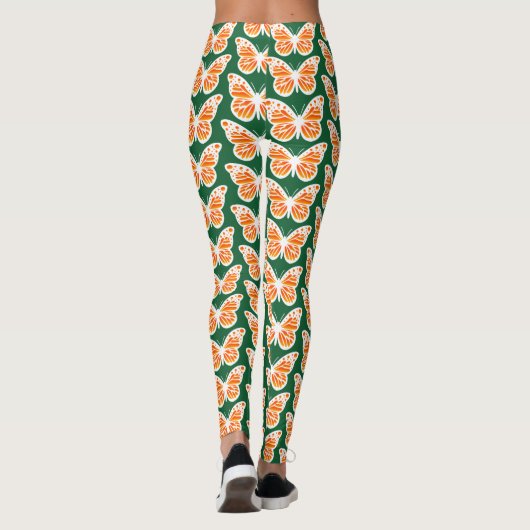 Monarch Butterfly Design - Leggings (Rückseite)
