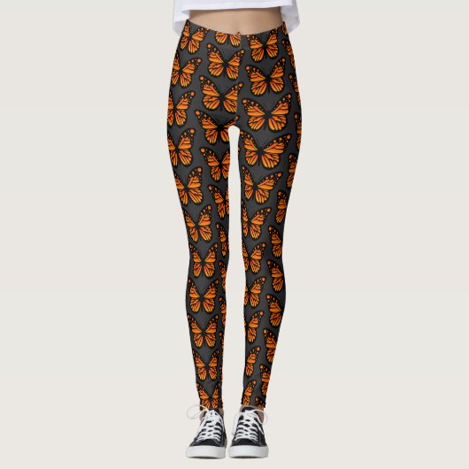 Monarch Butterfly Design - Leggings (Vorderseite)