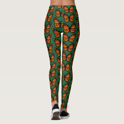 Monarch Butterfly Design - Leggings (Rückseite)
