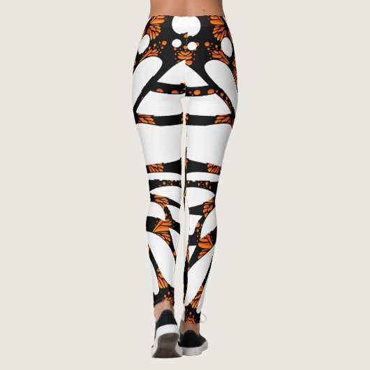 Monarch Butterfly Design - Leggings (Rückseite)