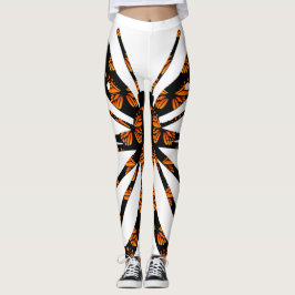 Monarch Butterfly Design - Leggings