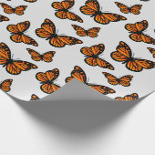 Monarch Butterfly Design - Matt Wrapping Paper Geschenkpapier (Ecke)