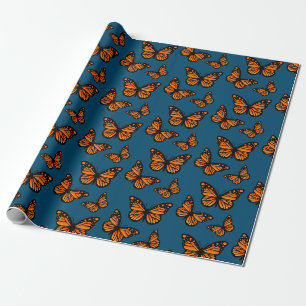 Monarch Butterfly Design - Matt Wrapping Paper Geschenkpapier