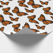 Monarch Butterfly Design - Matt Wrapping Paper Geschenkpapier (Ecke)