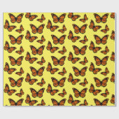 Monarch Butterfly Design - Matt Wrapping Paper Geschenkpapier (Flach)