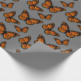 Monarch Butterfly Design - Matt Wrapping Paper Geschenkpapier
