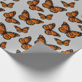 Monarch Butterfly Design - Matt Wrapping Paper Geschenkpapier (Ecke)