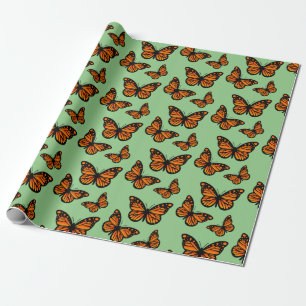 Monarch Butterfly Design - Matt Wrapping Paper Geschenkpapier