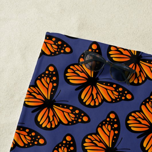 Monarch Butterfly Design - Strandtuch (Beispiel)