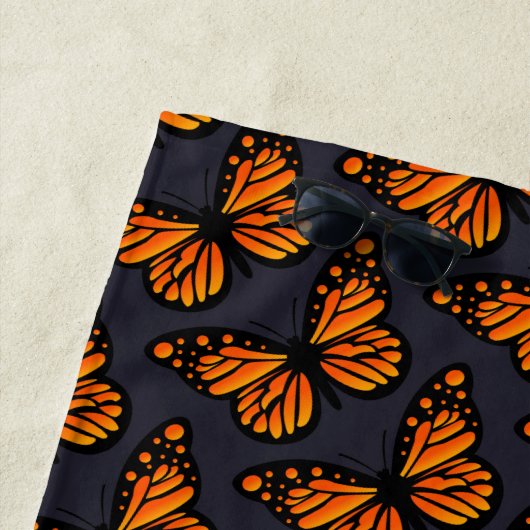 Monarch Butterfly Design - Strandtuch (Beispiel)