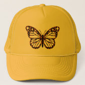 Monarch Butterfly Design - Trucker Hat Truckerkappe (Vorderseite)