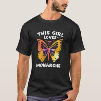 Monarch Butterfly Dieses Mädchen Lieben Monarch T-Shirt