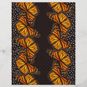 Monarch Butterfly Dotted Swiss Arts & Craft Paper