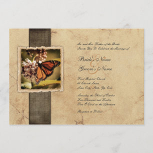 Monarch Butterfly Einladung