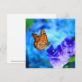 Monarch Butterfly Endangered Wildlife Hi-Def Card (Vorne/Hinten)