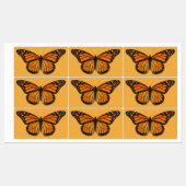 Monarch Butterfly Etiketten (Blatt)