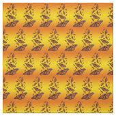 Monarch Butterfly Fabric (Sunburst) Stoff (Muster)