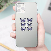 Monarch Butterfly-Fahne Aufkleber (Telefon)