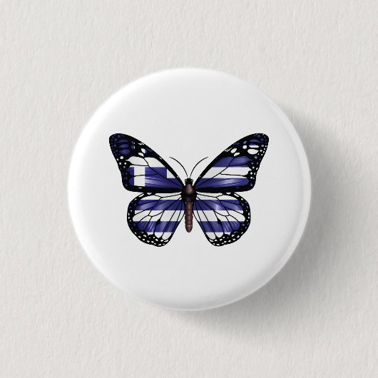 Monarch Butterfly-Fahne Button (Vorderseite)