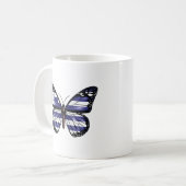 Monarch Butterfly-Fahne Kaffeetasse (Vorderseite Links)
