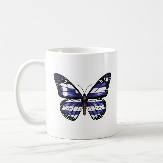Monarch Butterfly-Fahne Kaffeetasse (Links)