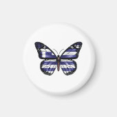 Monarch Butterfly-Fahne Magnet (Vorne)